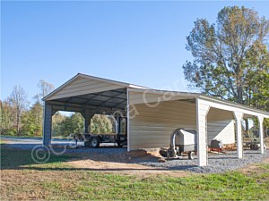 Custom Vertical Roof Style Carolina Barn